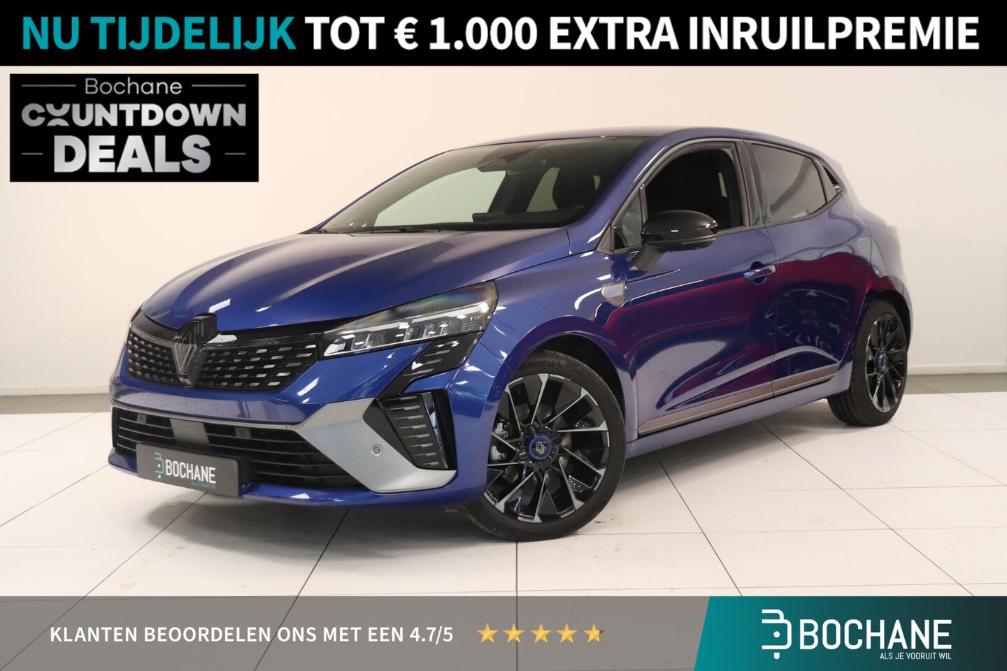 Renault Clio - 1.6 E-Tech Full Hybrid 145 esprit Alpine | 360° Camera | BOSE audio | Sportstoelen | Navi - AutoWereld.nl