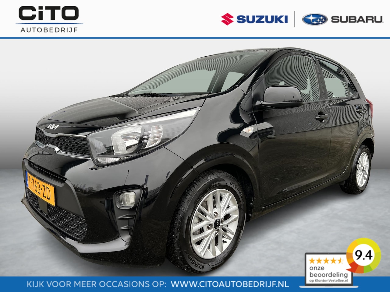 Kia Picanto - 1.0 DPi DynamicLine | Apple Carplay & Android Auto | Lage KM-stand | LM Velgen | Airco - AutoWereld.nl
