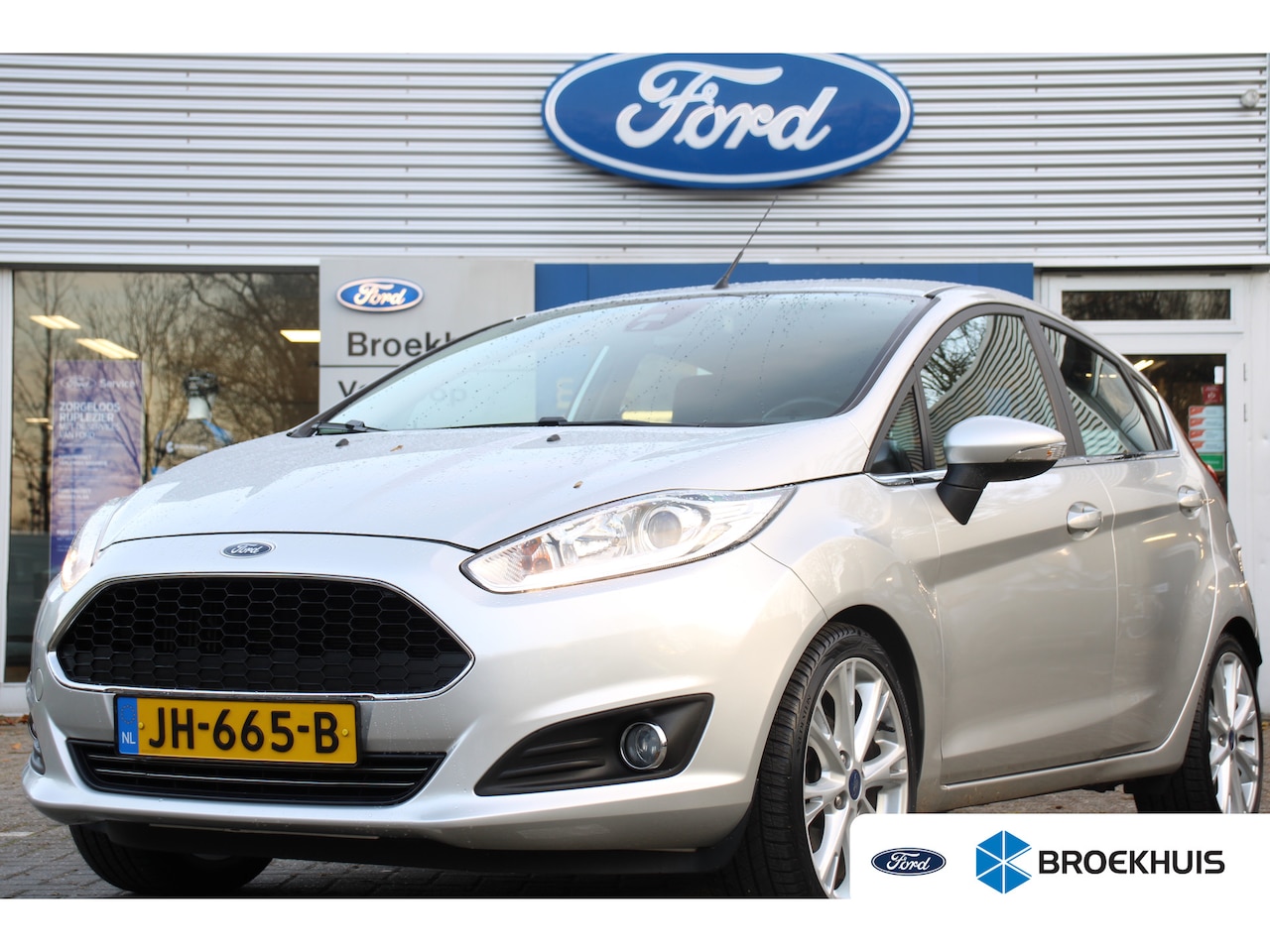 Ford Fiesta - 1.0EB Titanium | NL-AUTO! | NAVI | DEALER OH! | CLIMA | TREKHAAK | PARK SENS | 15" LMV | P - AutoWereld.nl