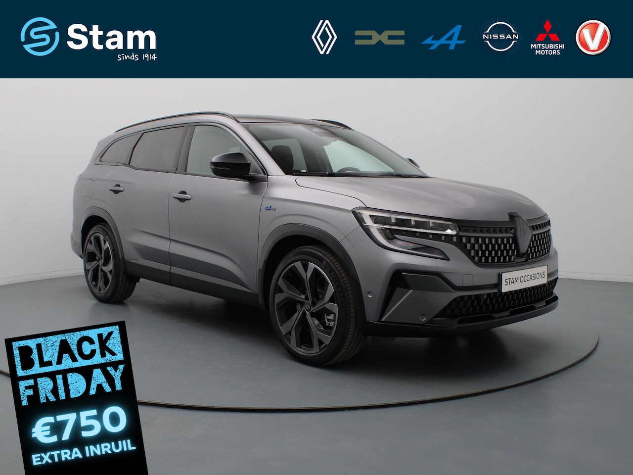 Renault Espace - E-Tech Hybrid 200pk esprit Alpine 7p. 360° Camera | Harman Kardon | Head-Up | Adapt. Cruis - AutoWereld.nl