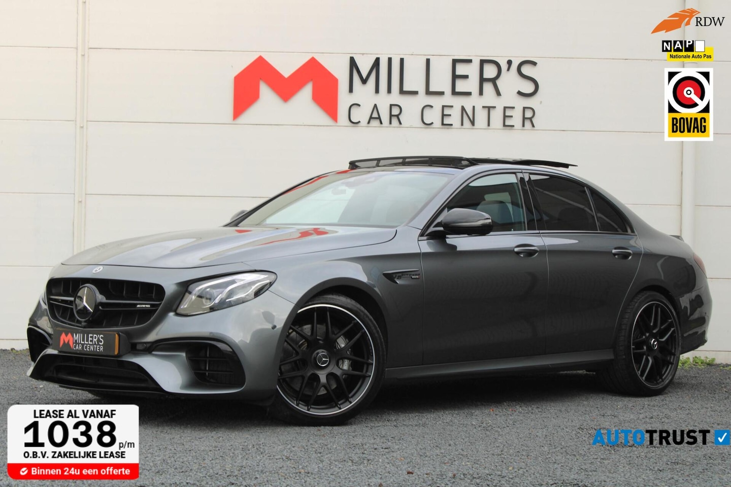 Mercedes-Benz E-klasse - AMG 63 4MATIC 360 PANO HUD LUCHTVERING - AutoWereld.nl