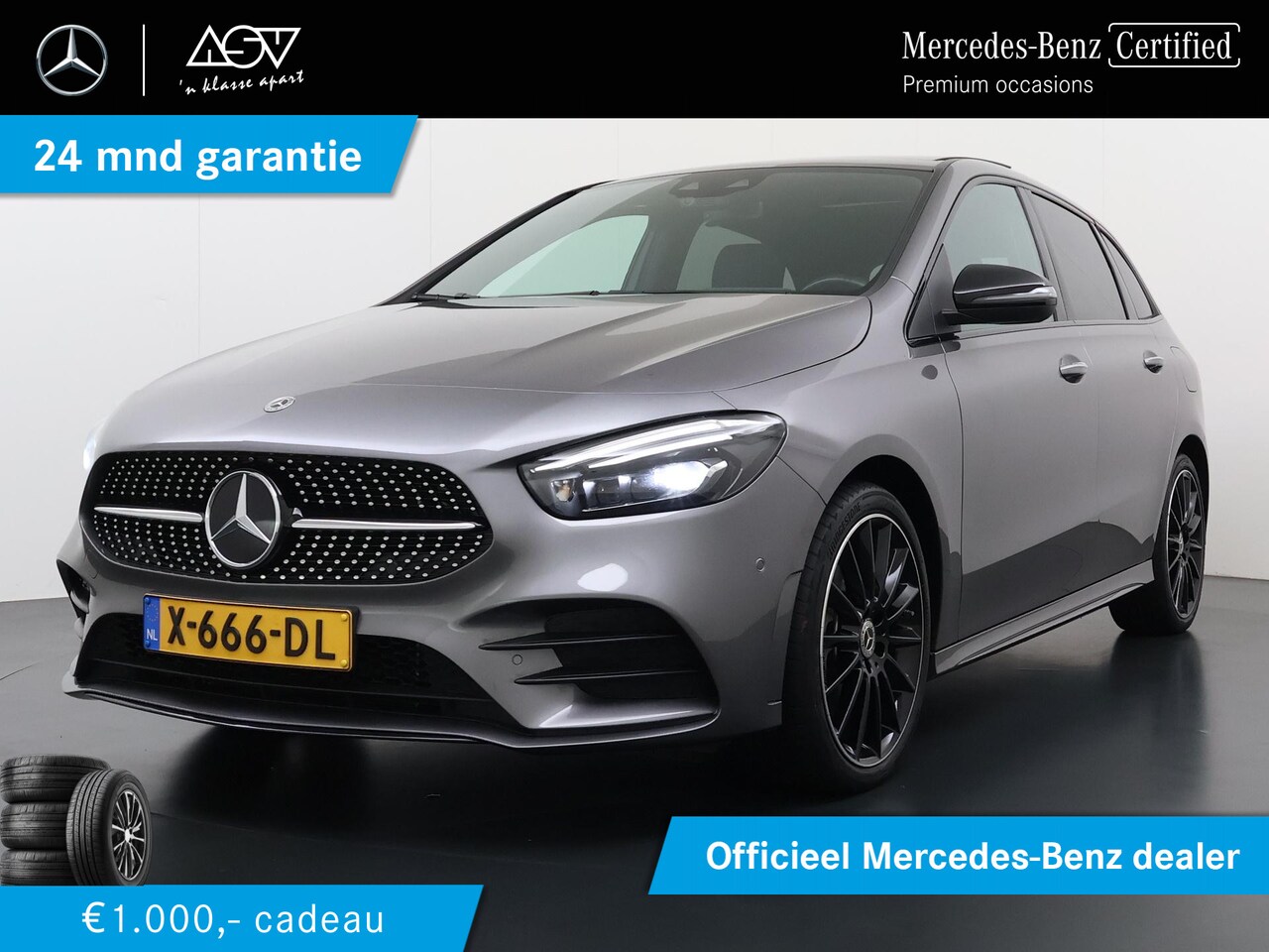 Mercedes-Benz B-klasse - 250 e AMG Line | Trekhaak Wegklapbaar | Panorama - Schuifdak | 19" Multispaaks AMG Velgen - AutoWereld.nl
