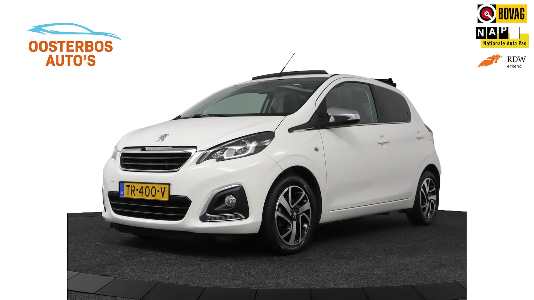 Peugeot 108 - 1.0 e-VTi Allure TOP! - Cabrio/Camera/ECC/Carplay - AutoWereld.nl