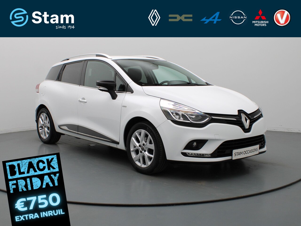 Renault Clio Estate - 90pk TCe Limited Airco | Cruise | Navi | Parkeersens. achter - AutoWereld.nl