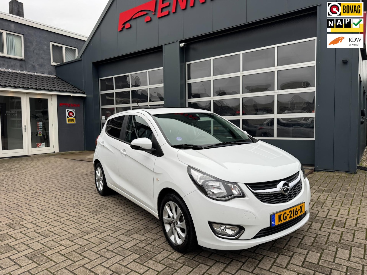 Opel Karl - 1.0 ecoFLEX Innovation / Pano / Leder / Cruise / PDC / NL Auto met NAP . - AutoWereld.nl