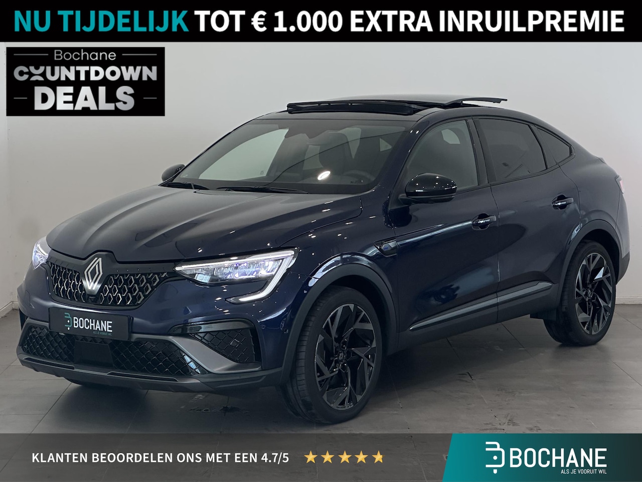 Renault Arkana - 1.6 E-Tech Full Hybrid 145 Esprit Alpine | 360° camera | Panoramadak | Apple Carplay/Andro - AutoWereld.nl