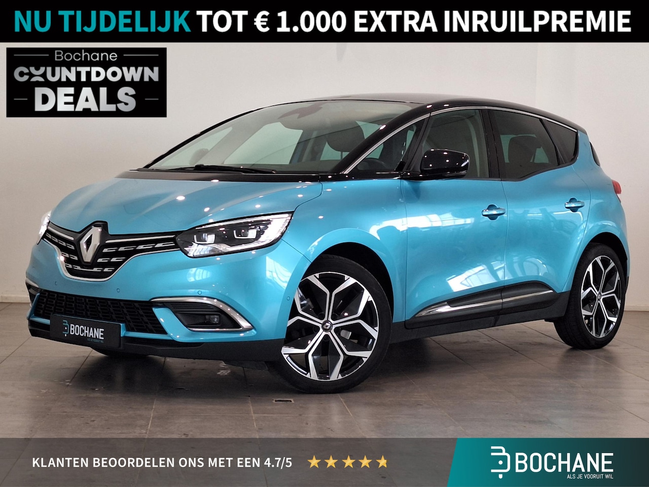 Renault Scénic - 1.3 TCe 140 EDC Intens | Navigatie | Climate Control | Cruise Control | Dodehoek Detectie - AutoWereld.nl