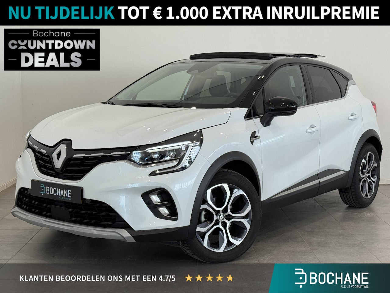 Renault Captur - 1.0 TCe 90 Techno | BOSE | Panoramadak | Stoel- en stuurverwarming | Dodehoek Detectie | L - AutoWereld.nl