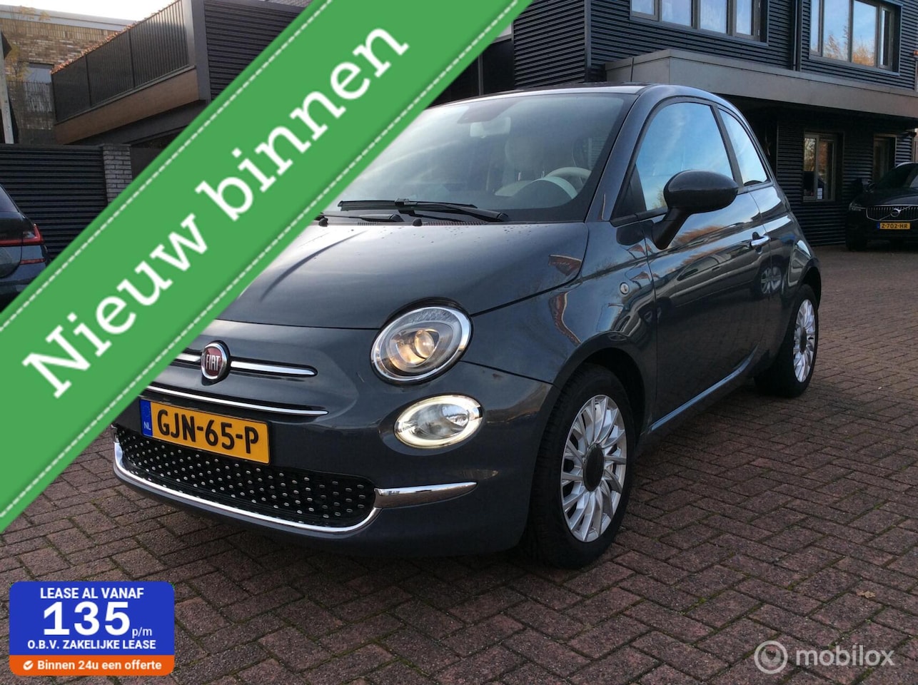 Fiat 500 - 1.0 Hybrid Rockstar Groot Nav 15"Lm Vlg Boekjes Carplay - AutoWereld.nl