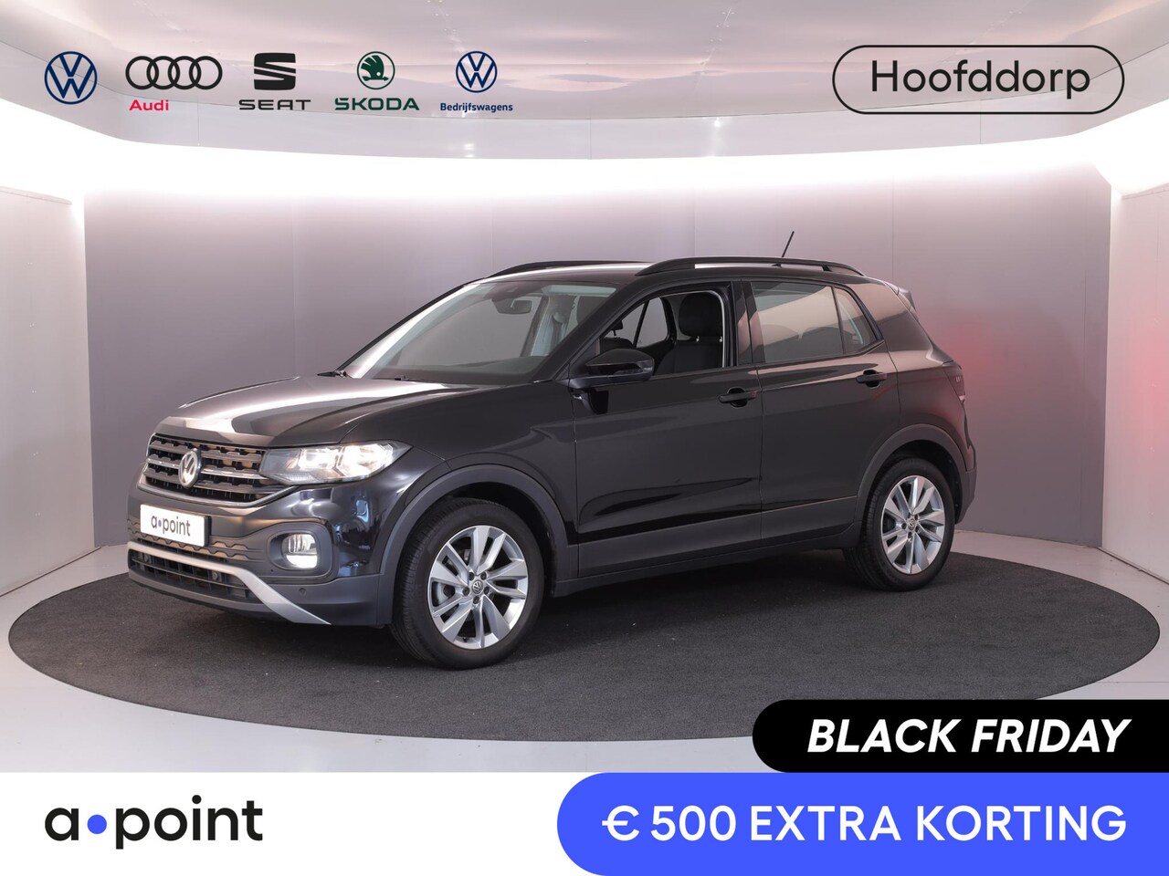 Volkswagen T-Cross - 1.0 TSI Life 95pk 5bak| Navi| 17'LM-velgen| Dodehoekdetectie| Camera - AutoWereld.nl