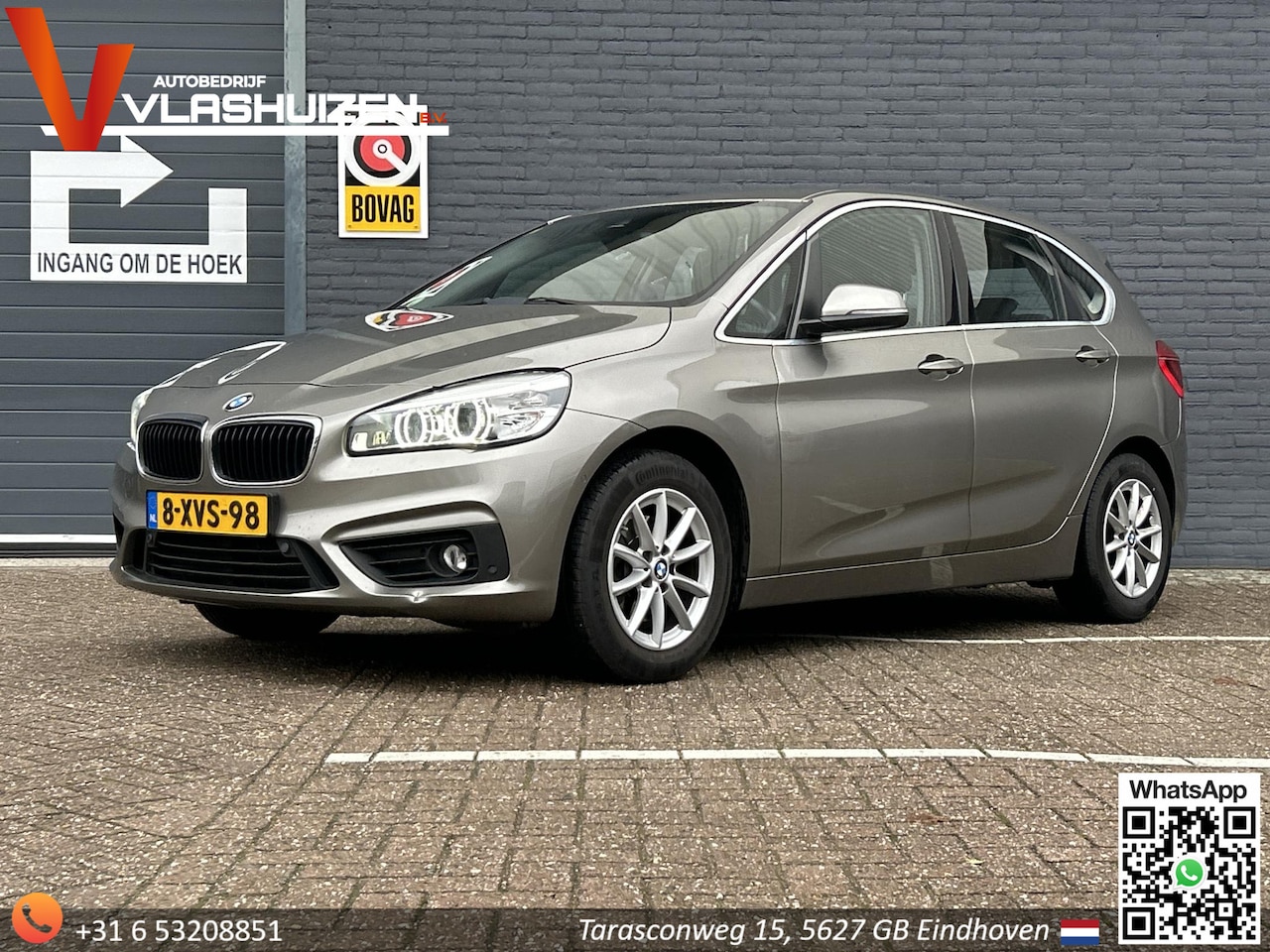 BMW 2-serie Active Tourer - 218d High Executive | Dakota Leder | Climate | Cruise | Navi | PDC | Stoelverwarming | - AutoWereld.nl