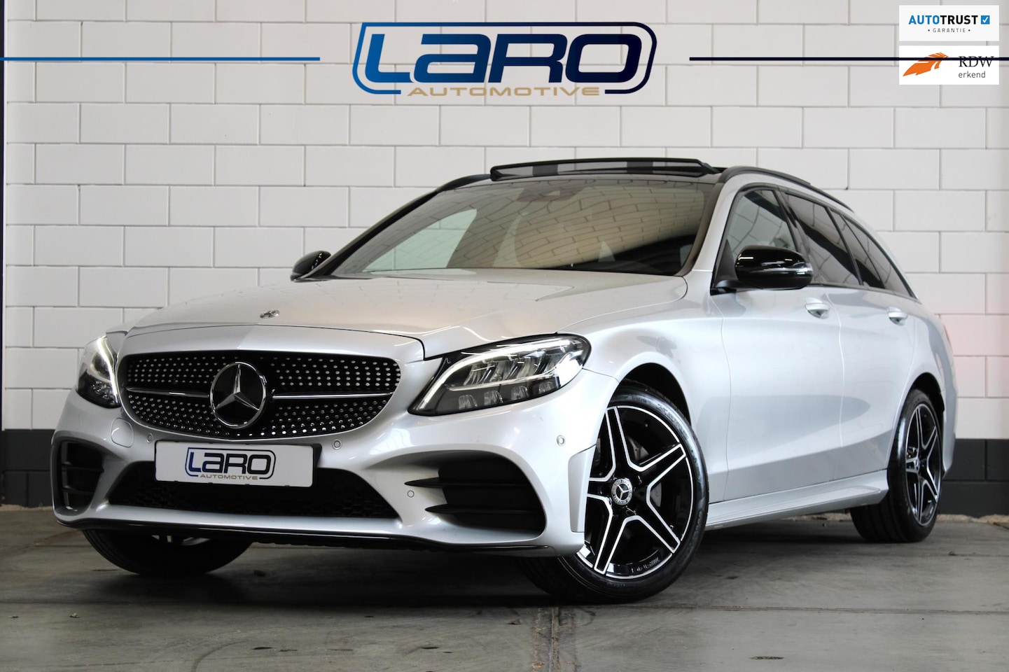 Mercedes-Benz C-klasse Estate - 200 AMG Line | Pano Night Camera CarPlay Cruise Dealer onderhouden - AutoWereld.nl