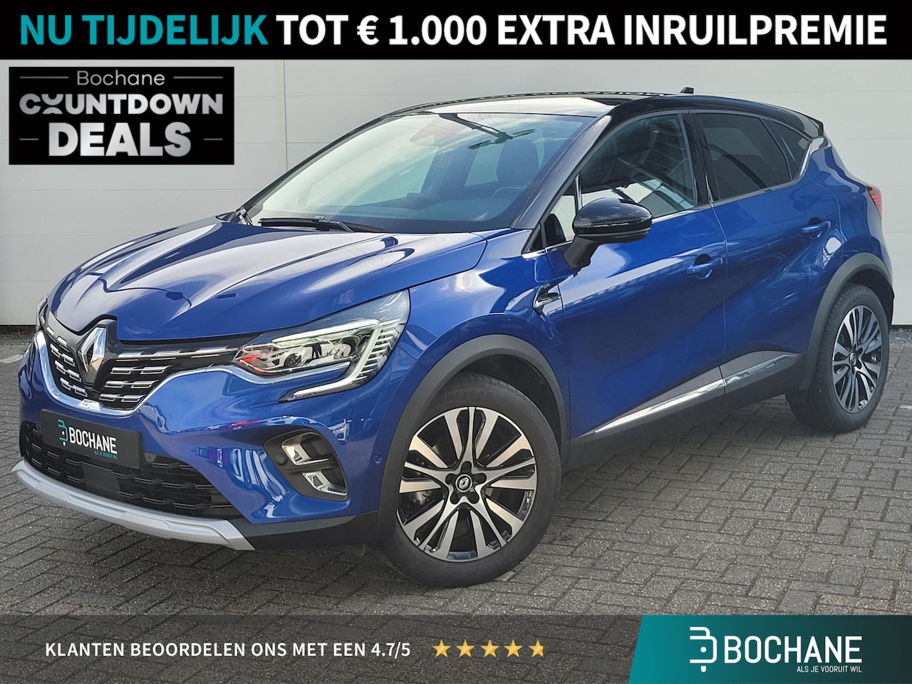 Renault Captur - 1.3 TCe 160 iconic (Hoge instap) BOSE | 360° Camera | Leder | Navigatie | Dealer Onderhoud - AutoWereld.nl