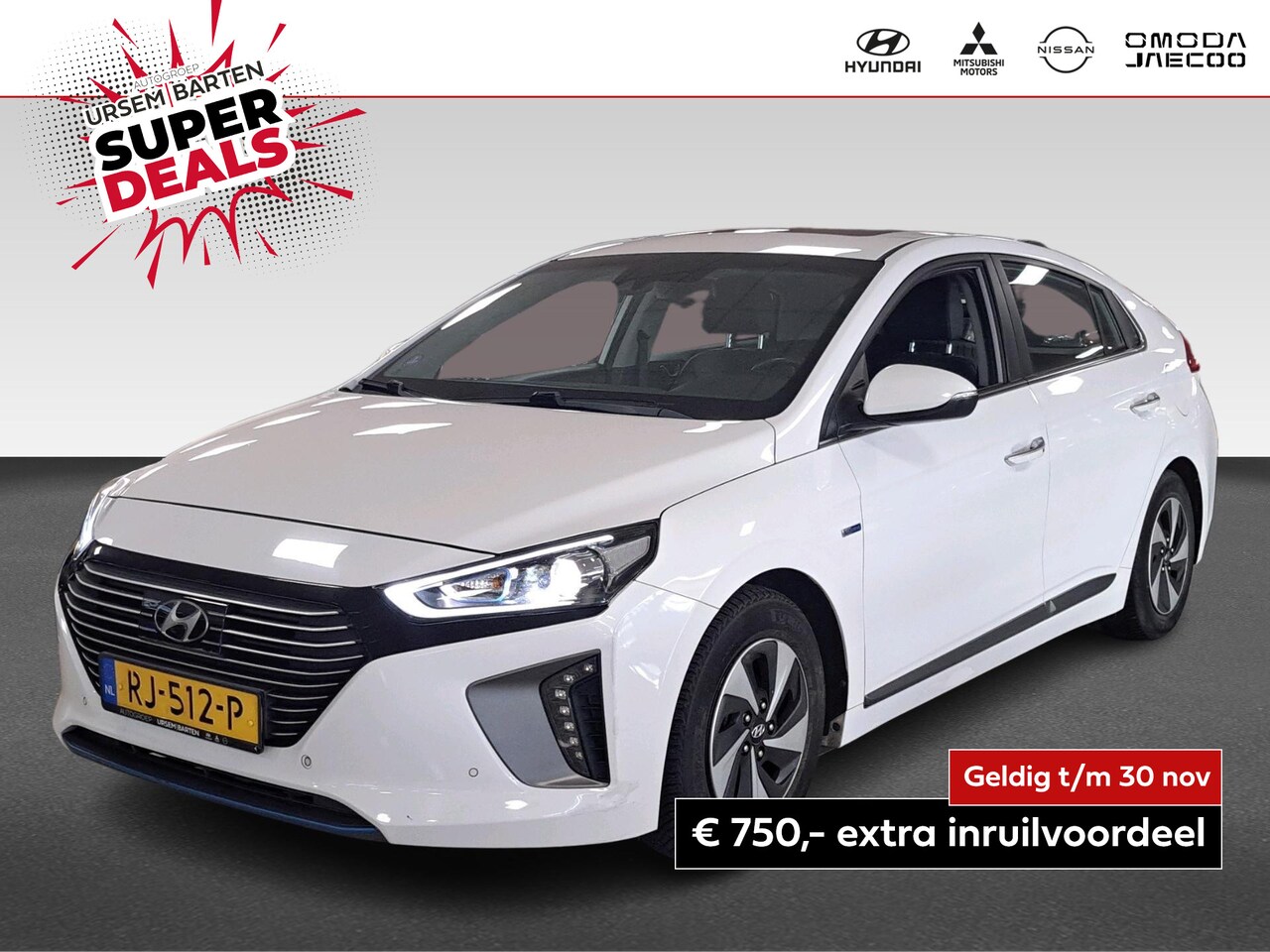 Hyundai IONIQ - 1.6 GDi Premium Incl. Stoel en stuurverwarming | schuif-/kanteldak | Elektrisch verstelb. - AutoWereld.nl