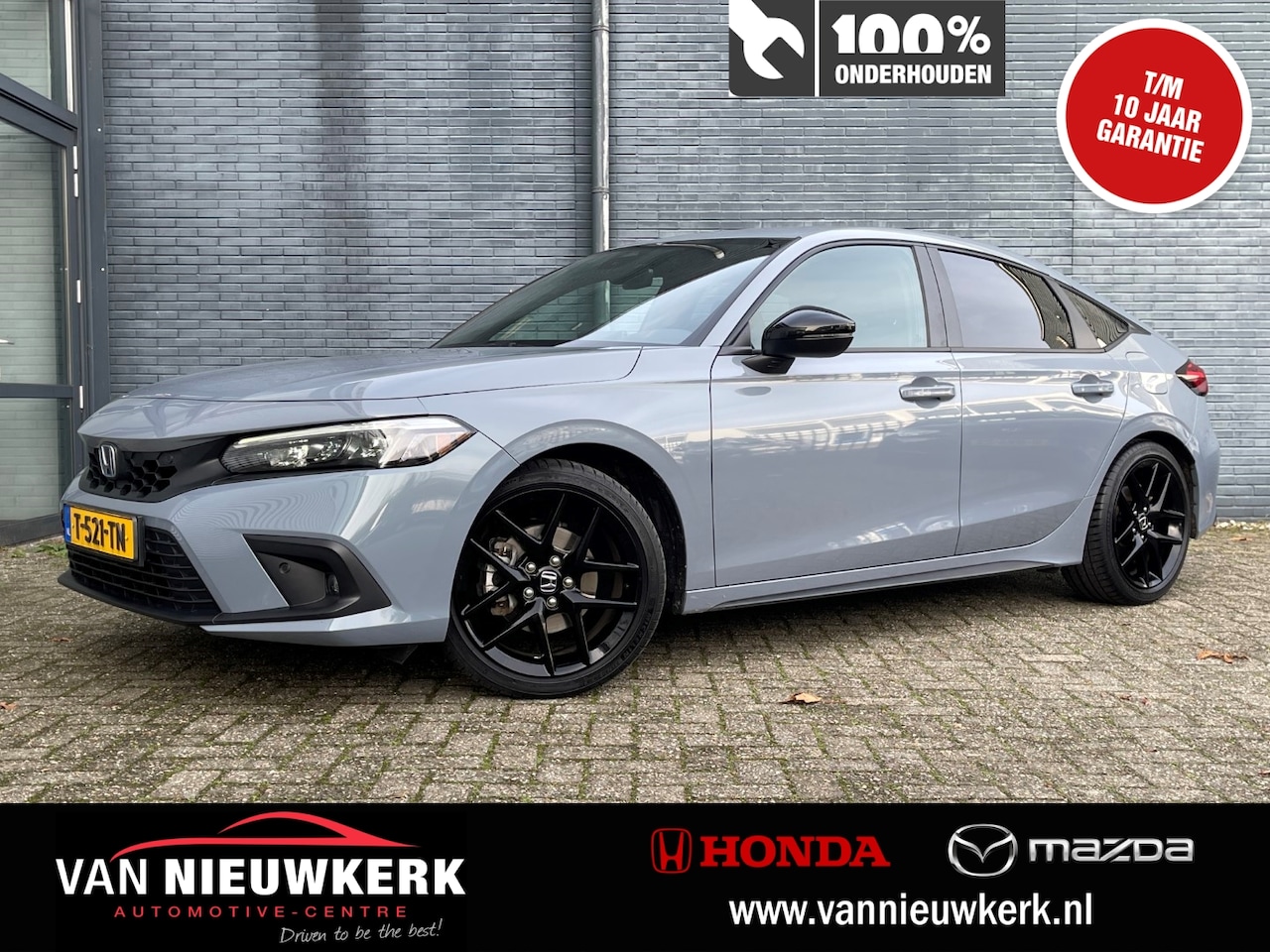 Honda Civic - 2.0 HYBRID 184PK Automaat Sport | Adaptieve Cruisecontrol | Navi & Carplay | Trekhaak | LE - AutoWereld.nl