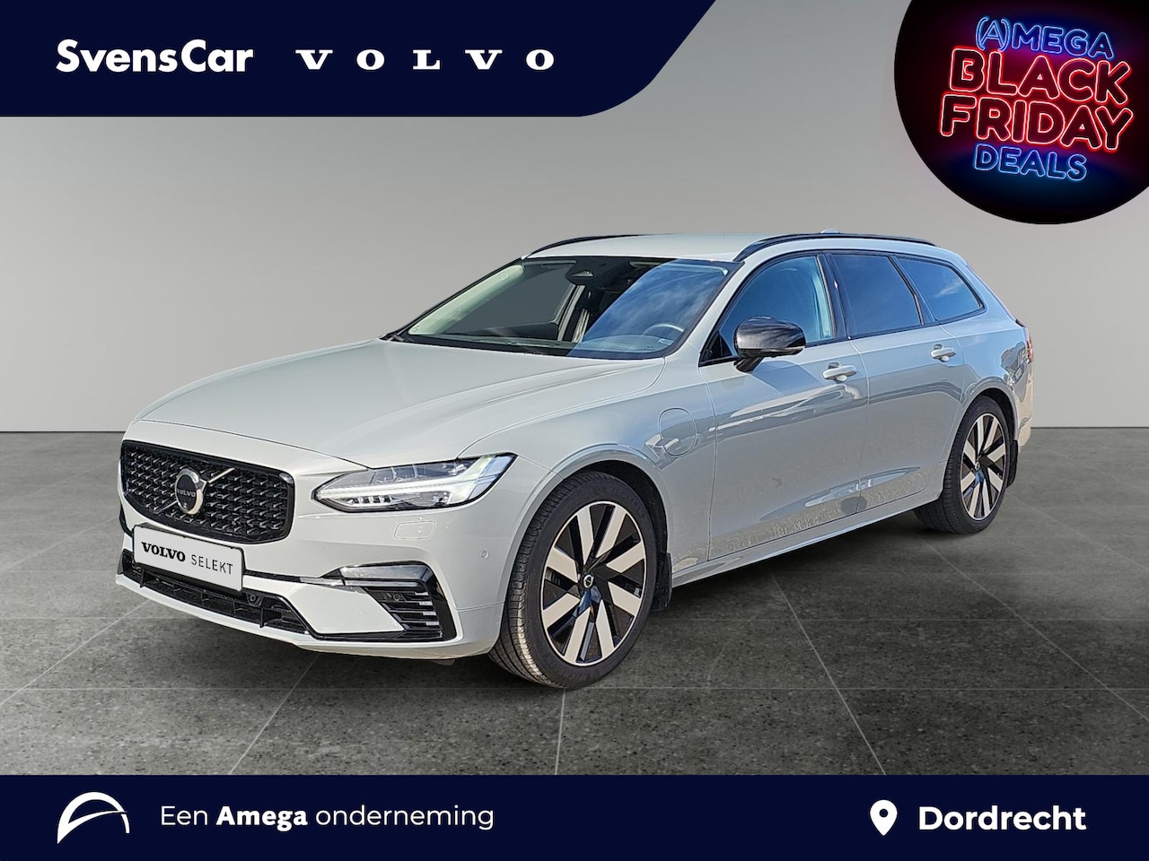 Volvo V90 - 2.0 T6 Plug-in hybrid AWD Plus Dark | Trekhaak | Harman/Kardon Audio | 360 graden camera | - AutoWereld.nl