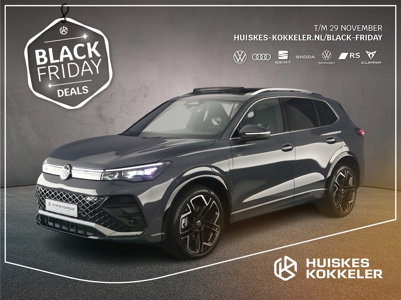 Volkswagen Tiguan - R-Line Edition 1.5 TSI eHybrid 272pk DSG Automaat Trekhaak, Panoramadak, Adaptive cruise c - AutoWereld.nl