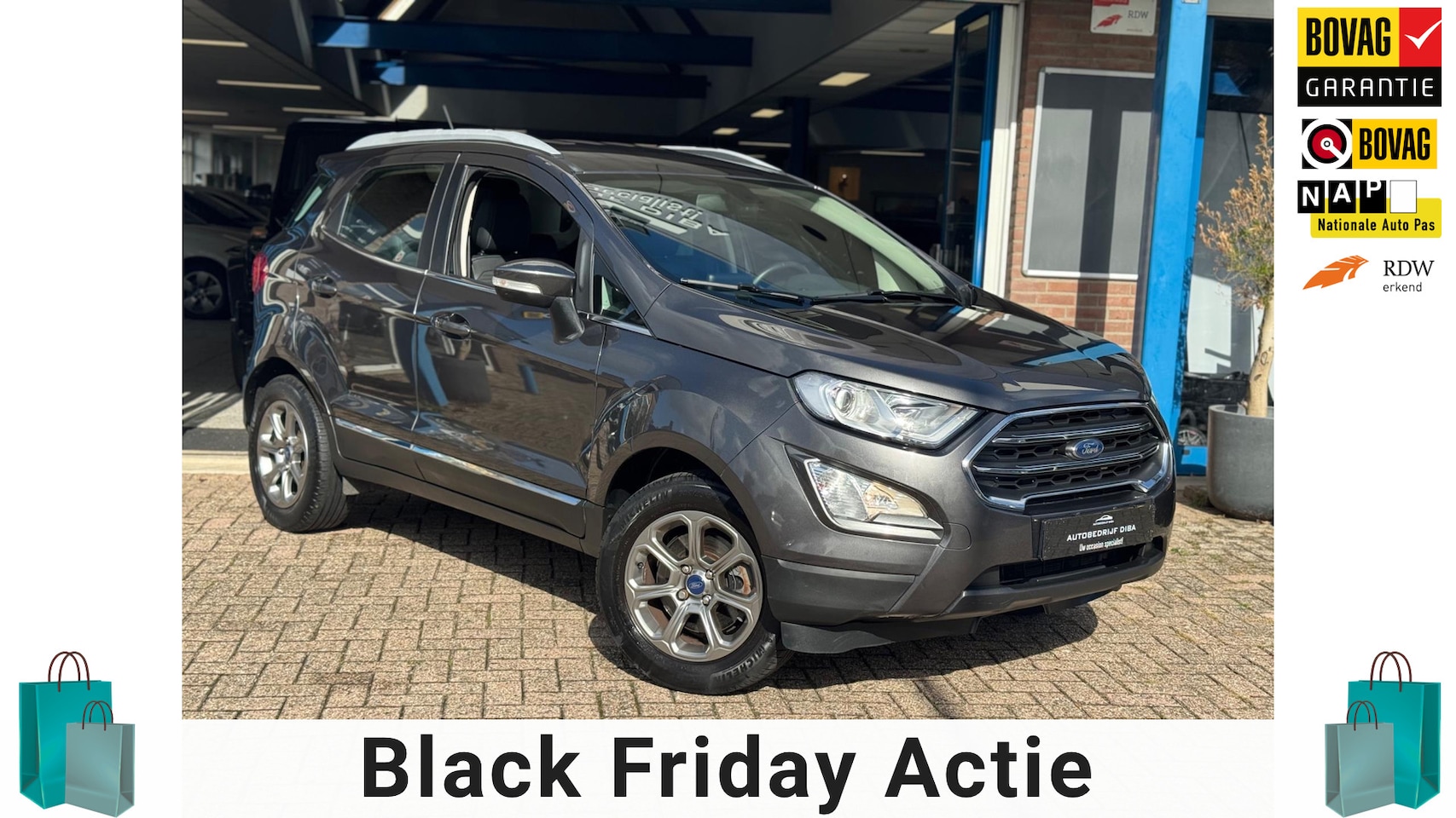 Ford EcoSport - 1.0 EcoBoost Titanium 2019 NAVI CLIMA NAP BTW! - AutoWereld.nl