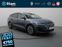 Ford Focus Wagon - 125pk EcoBoost Hybrid Titanium X Camera | Cruise | Navi | Parkeersens. v+a | Trekhaak