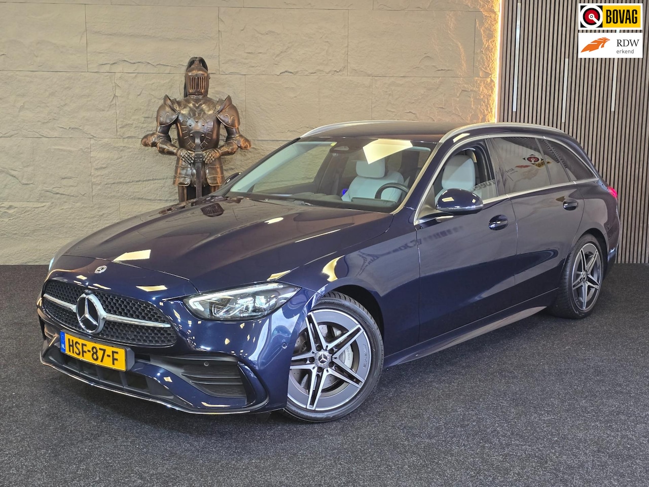 Mercedes-Benz C-klasse Estate - 200 AMG Line|GARANTIE|FACELIFT|LED|CARBON|ELEK STOELEN|PARK CAM|SFEER - AutoWereld.nl