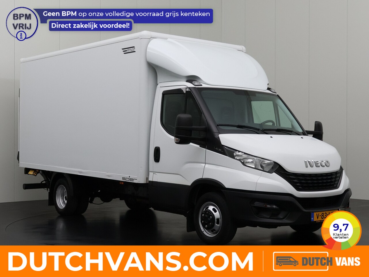 Iveco Daily - 35C16 Bakwagen+Laadklep | Dakspoiler | Airco | 3-Persoons - AutoWereld.nl