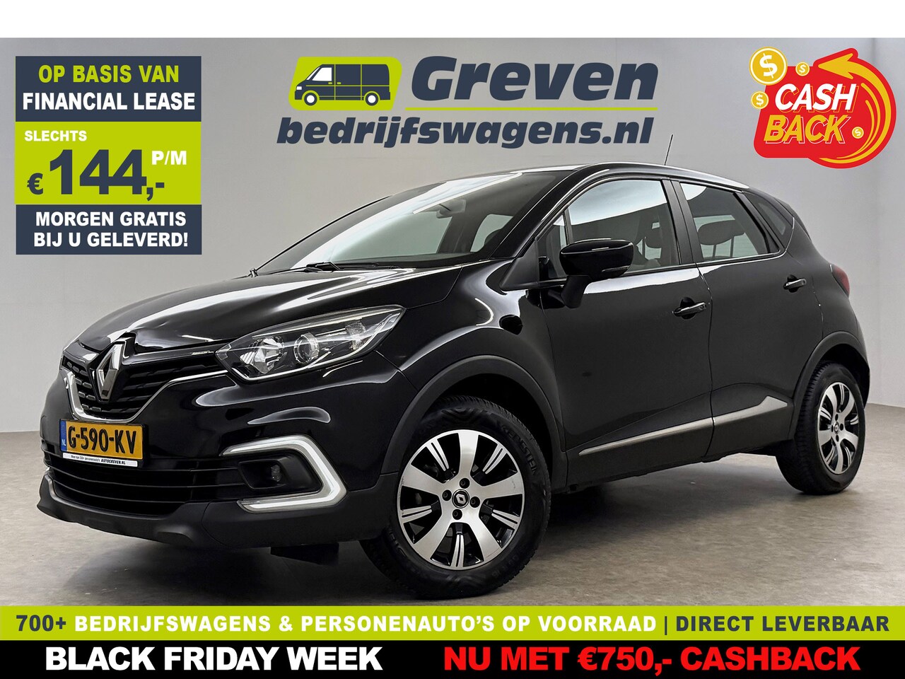 Renault Captur - 0.9 TCe Limited | Cruise | LED | Parkeersens. | Clima - AutoWereld.nl
