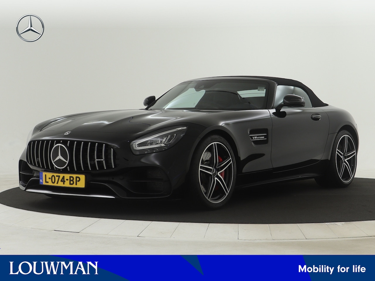 Mercedes-Benz AMG GT Roadster - 4.0 Premium | 476 pk | V8 | Airscarf | Distronic | AMG sportuitlaat inschakelbaar | Car Pl - AutoWereld.nl