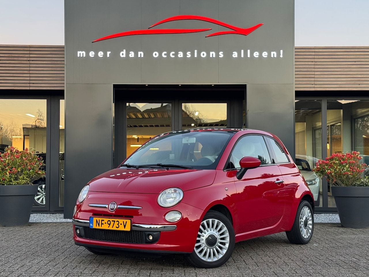 Fiat 500 - 1.2 Lounge Panoramadak - AutoWereld.nl