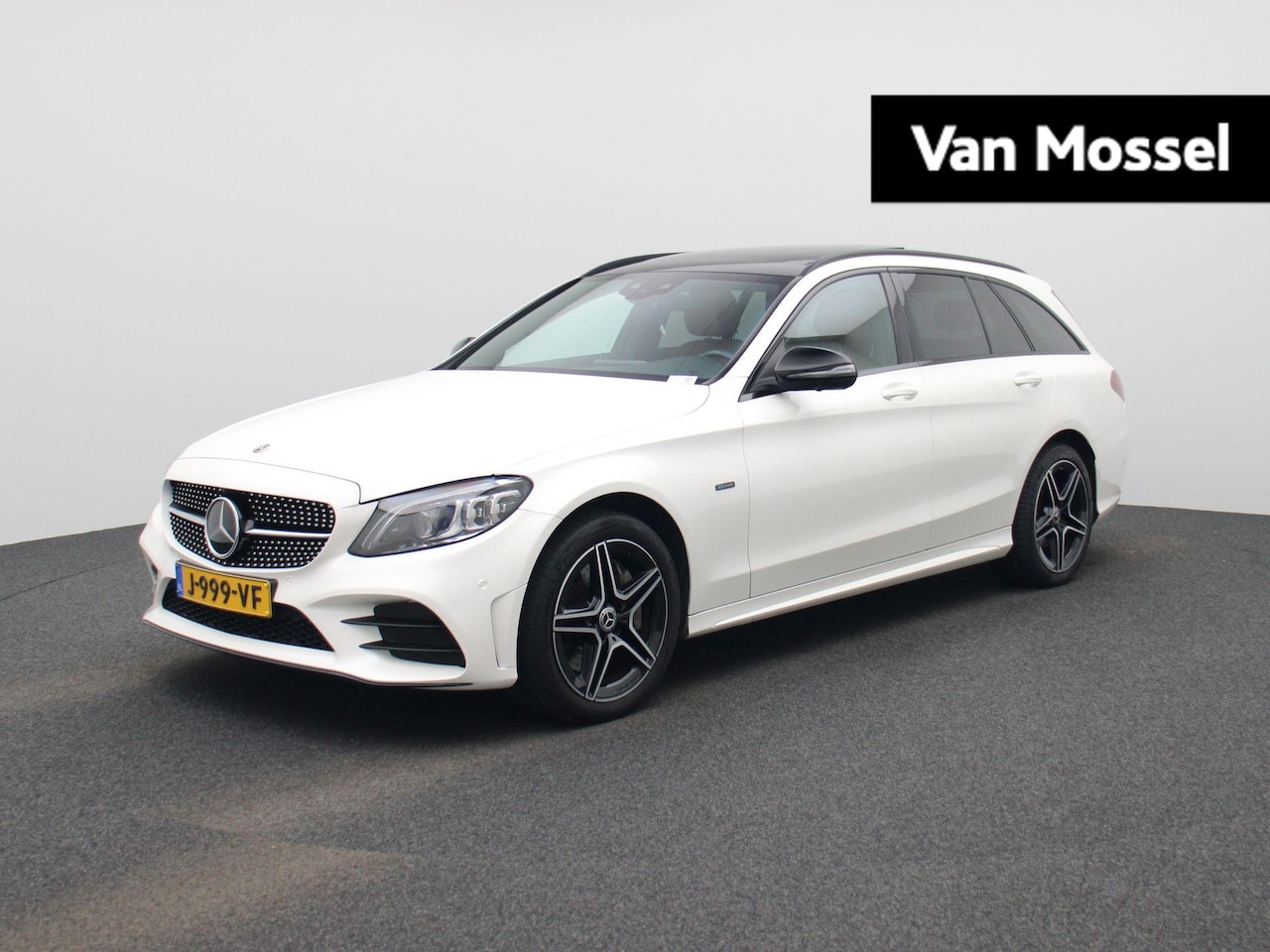 Mercedes-Benz C-klasse Estate - 300 e Business Solution AMG | Automaat | Panoramadak | Lederen Bekleding | 360. Camera | S - AutoWereld.nl