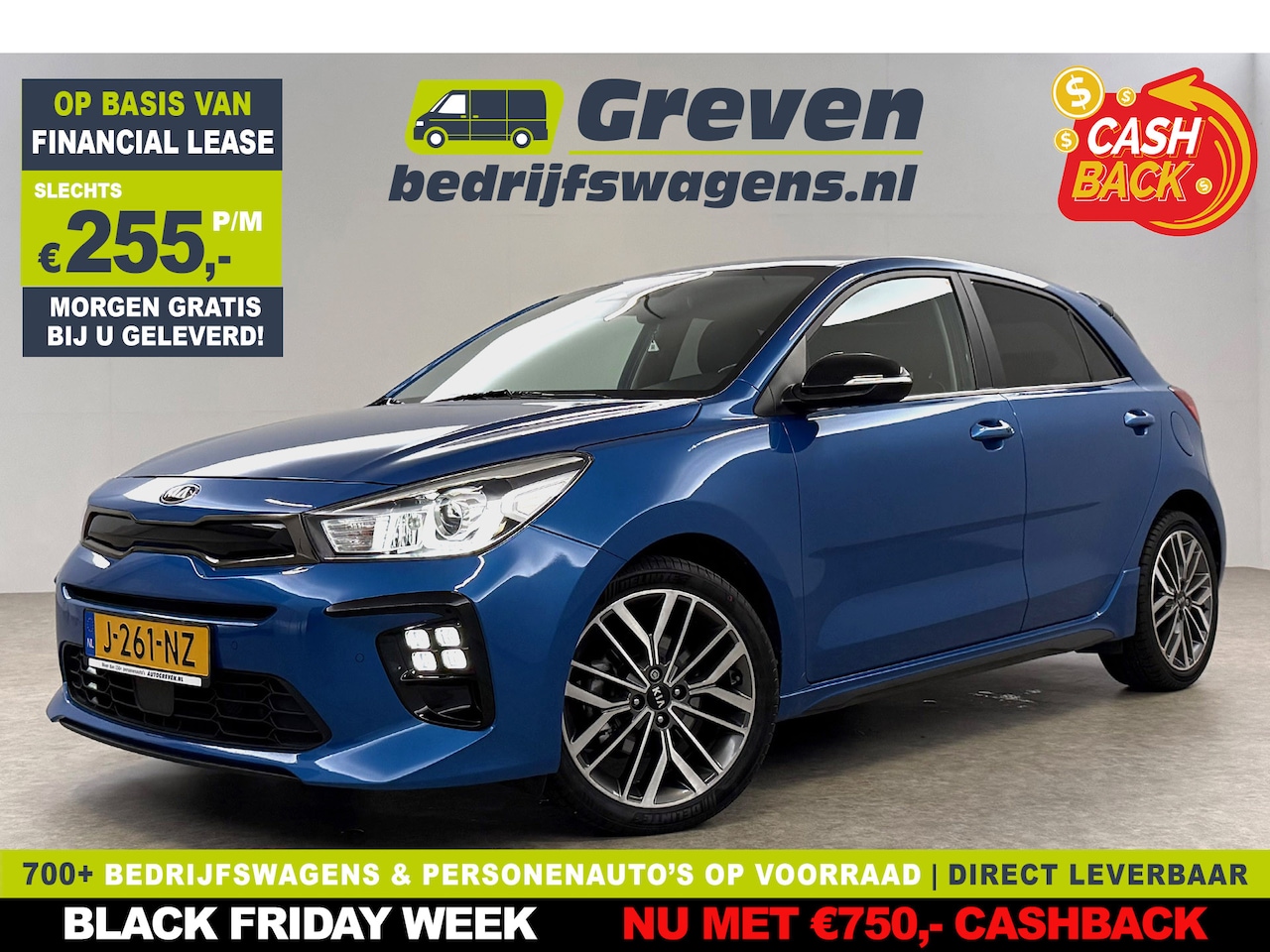 Kia Rio - 1.0 T-GDi MHEV GT-Line | Camera | Stuur/Stoelverw. | Carplay | Cruise | Parkeersens. | NAP - AutoWereld.nl