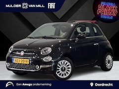 Fiat 500 C - Cabrio Dolcevita 1.0 Hybrid 70pk | VOUWDAK ROOD | NAVI | CLIMA | DAB+ | PARKEERHULP | APPL