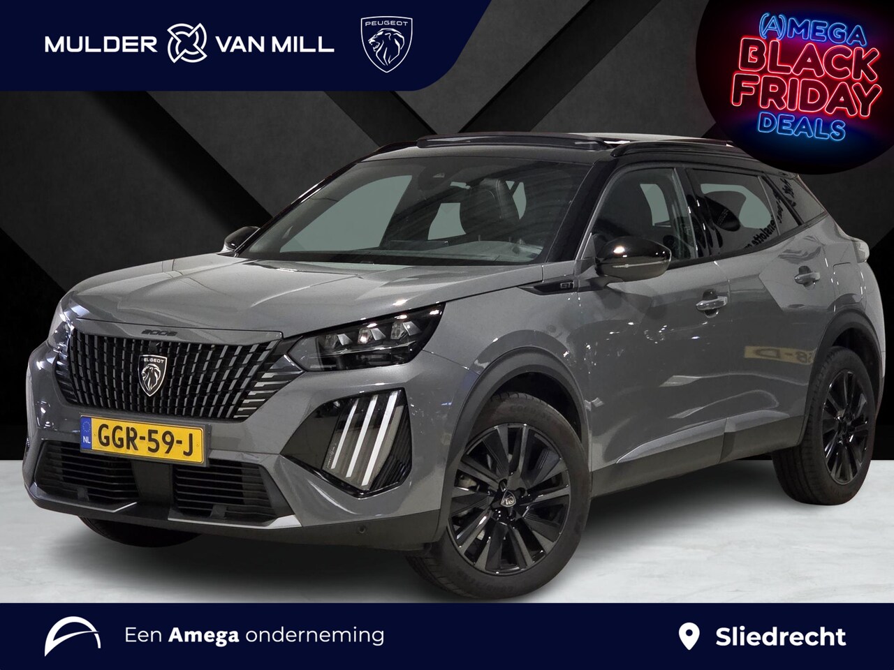 Peugeot 2008 - GT Pack 1.2 Hybrid 145pk e-DCS6 |  SCHUIF/KANTELDAK | ALCANTARA/LEDER | ADAPTIVE CRUISE | - AutoWereld.nl