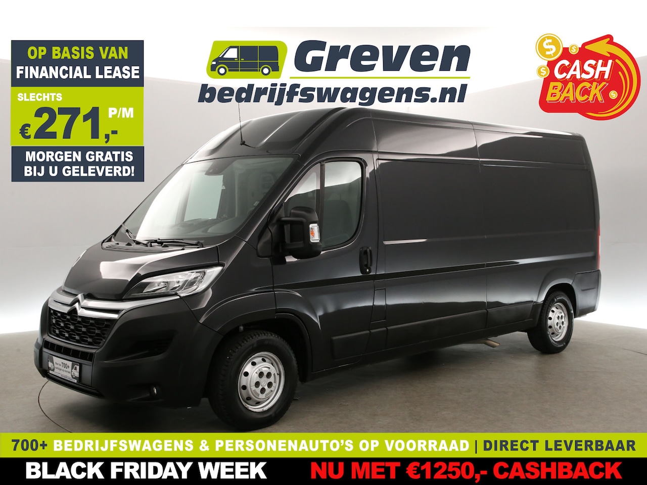 Citroën Jumper - 35 2.2 BlueHDi L3H2 | 3-Zits | Clima | Luchtvering | Cruise | Trekh. | Camera | Parkeersen - AutoWereld.nl