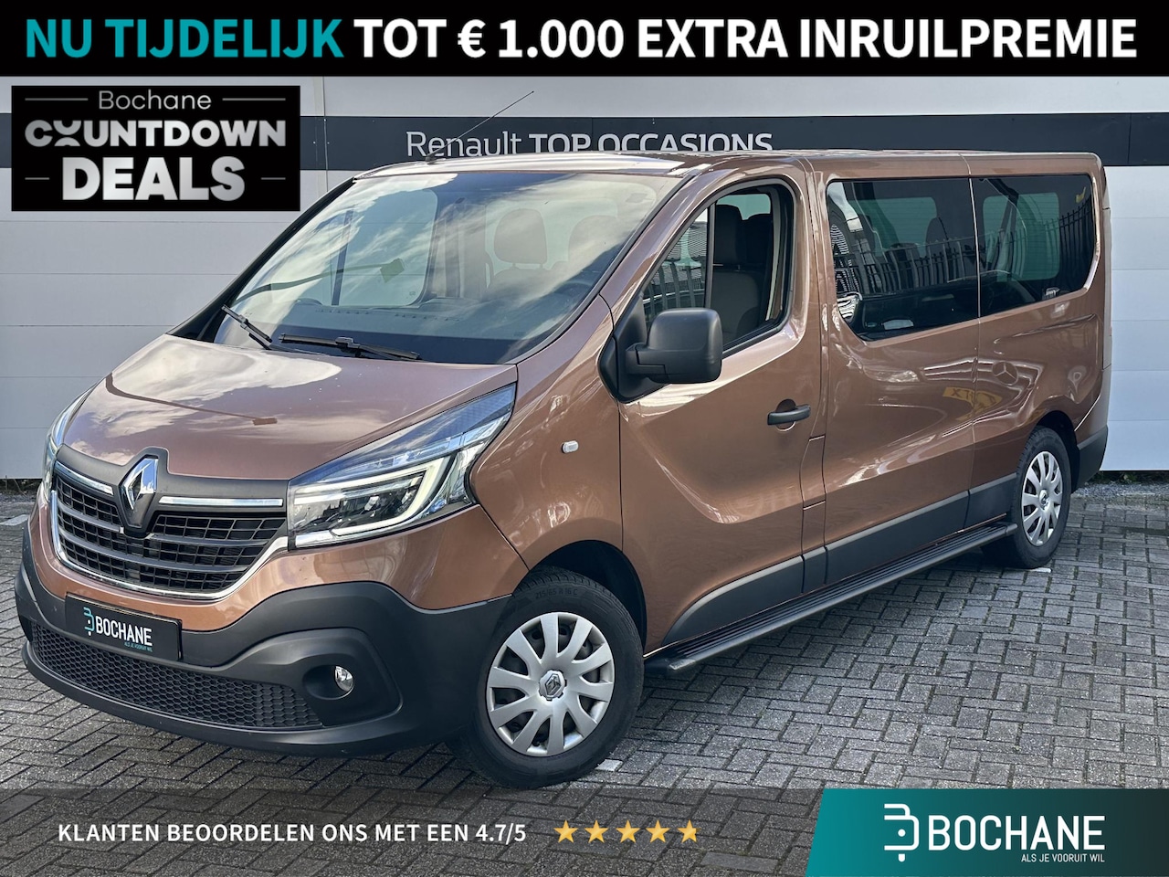 Renault Trafic Passenger - 2.0 dCi 120 Grand Zen 9p. | Trekhaak | Parkeerhulp | Apple Carplay | Dealer Onderhouden! - AutoWereld.nl
