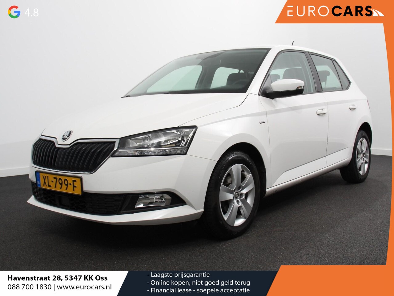 Skoda Fabia - 1.0 TSI Clever Airco | Cruise control | Navigatie | Lichtmetalen velgen | Apple Carplay/ A - AutoWereld.nl