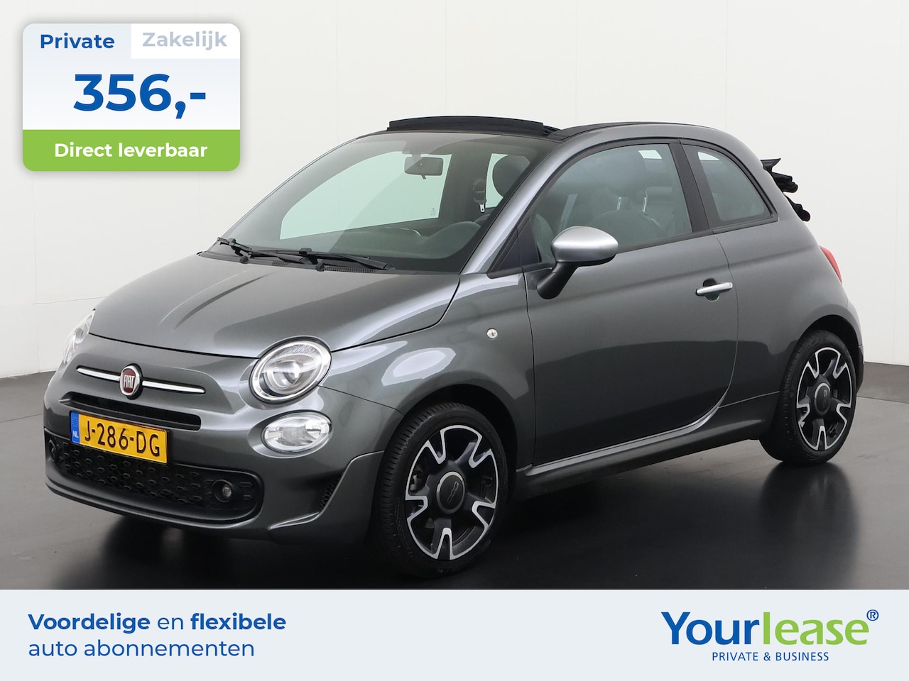 Fiat 500 C - 1.0 Hybrid Rockstar | All-in 356,- Private Lease | Direct uit voorraad - AutoWereld.nl
