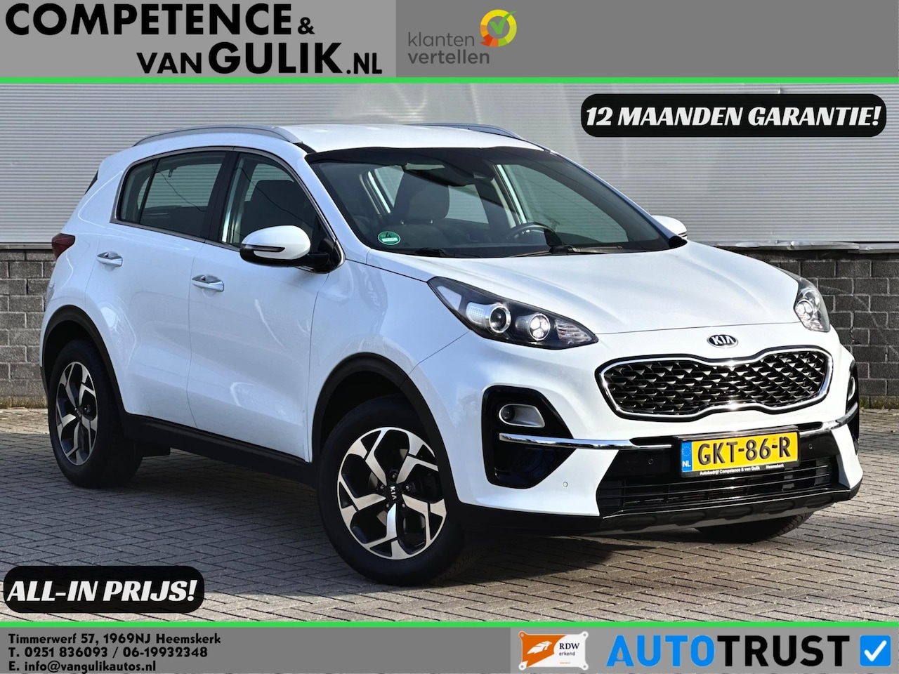 Kia Sportage - 1.6 GDI DynamicLine | Camera | Stoel/Stuur verwarming | Navigatie | Cruise control | - AutoWereld.nl