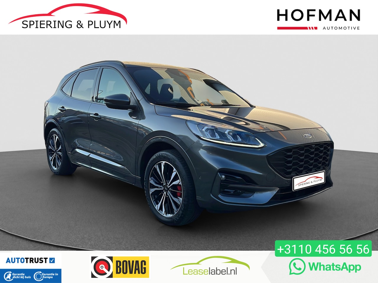 Ford Kuga - 2.5 PHEV ST-Line X | Pano | HUD | Trekh | Adaptive | Leder - AutoWereld.nl