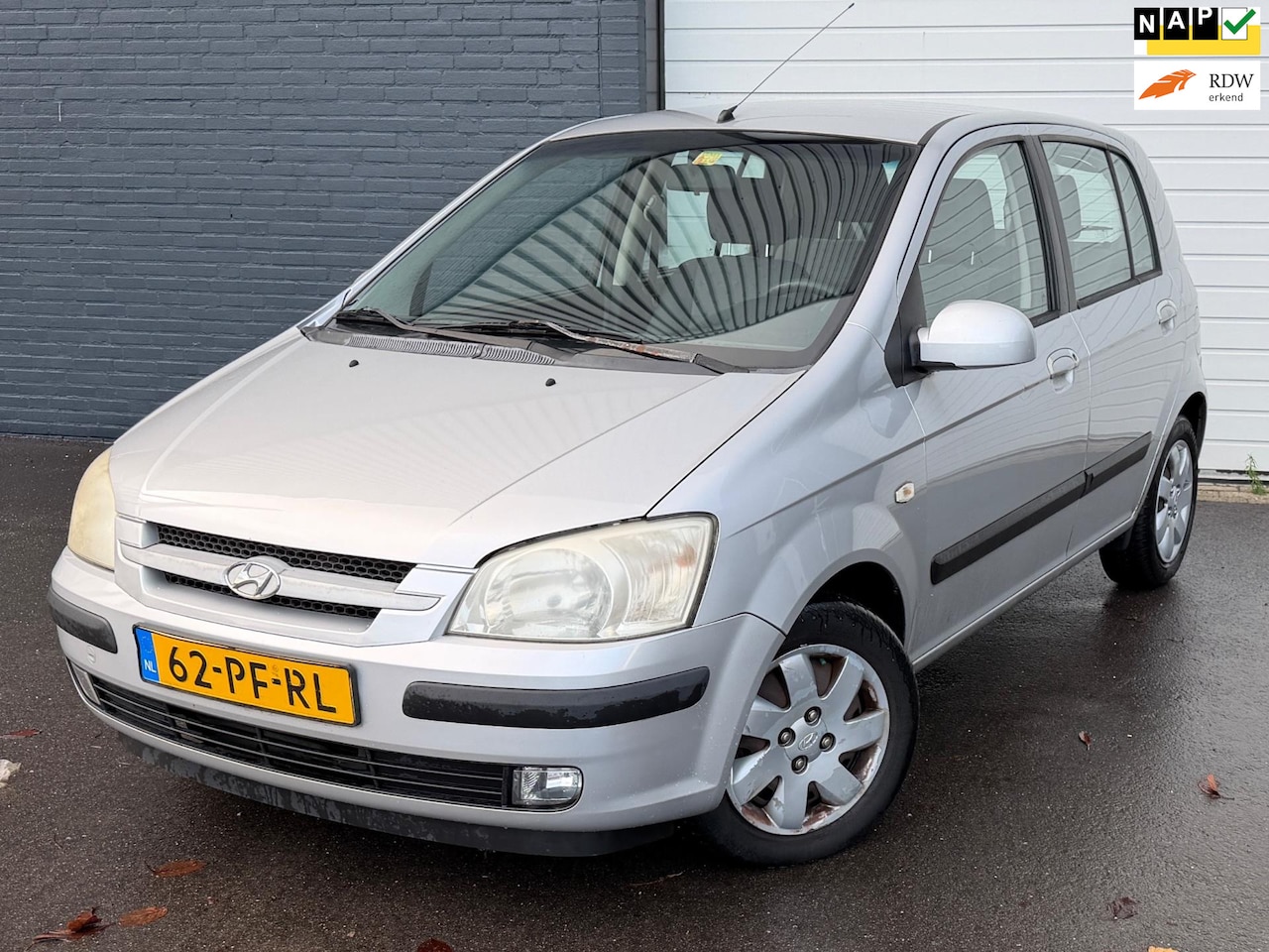 Hyundai Getz - 1.3i GLS AUTOMAAT/AIRCO/APK28-5-26/5DEURS - AutoWereld.nl