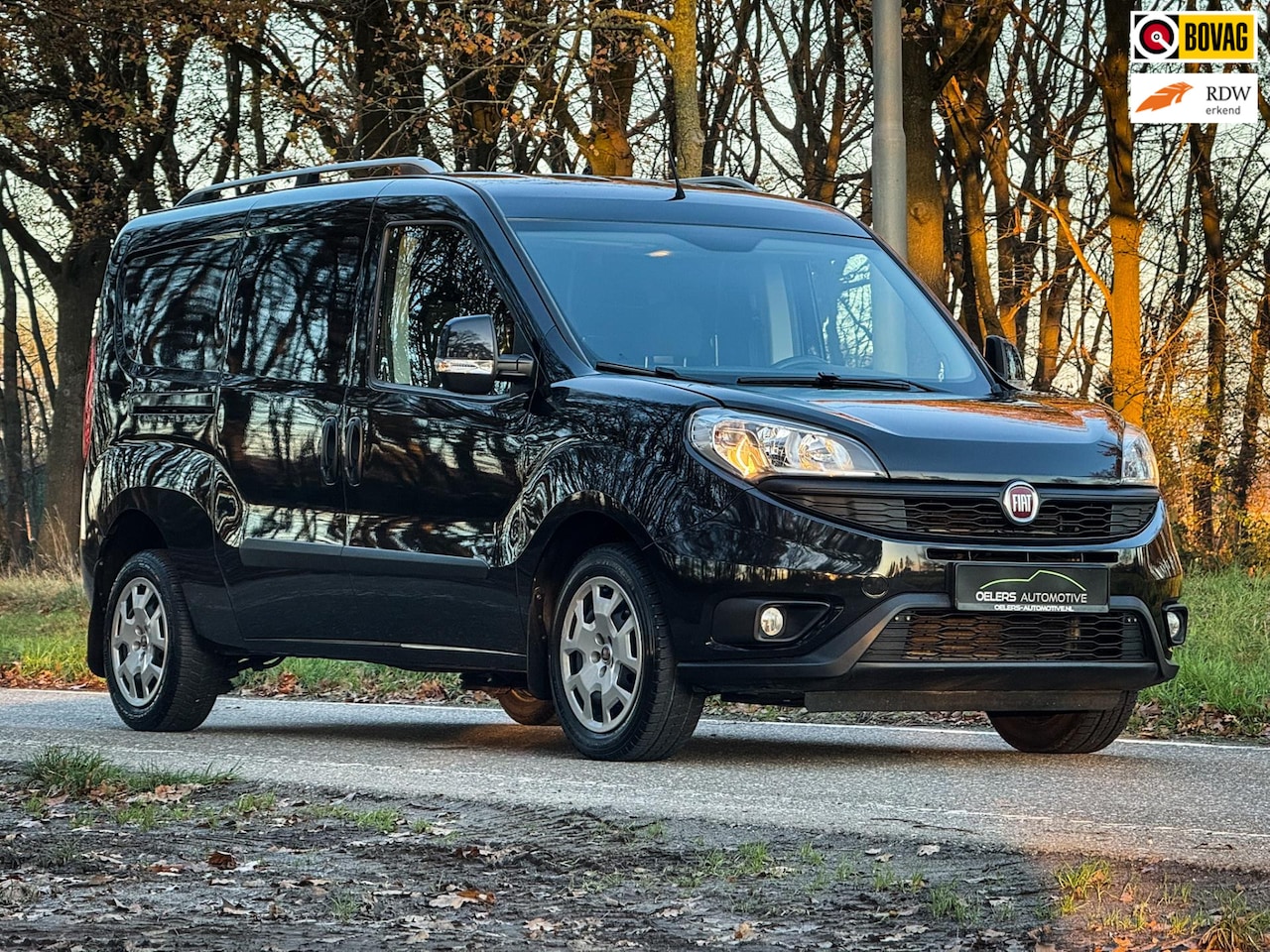 Fiat Doblò Cargo - 1.4 Fire L2H1 Maxi SX | Benzine | Marge | 1e eig. | Airco | Navi | Trekhaak | Metalic | El - AutoWereld.nl