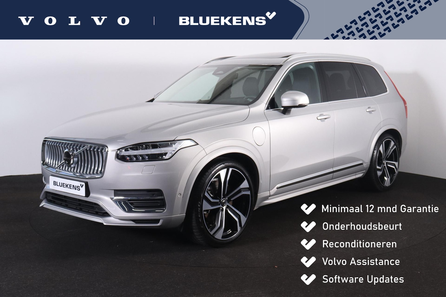 Volvo XC90 - T8 Recharge AWD Ultimate Dark - Luchtvering - Panorama/schuifdak - IntelliSafe Assist & Su - AutoWereld.nl
