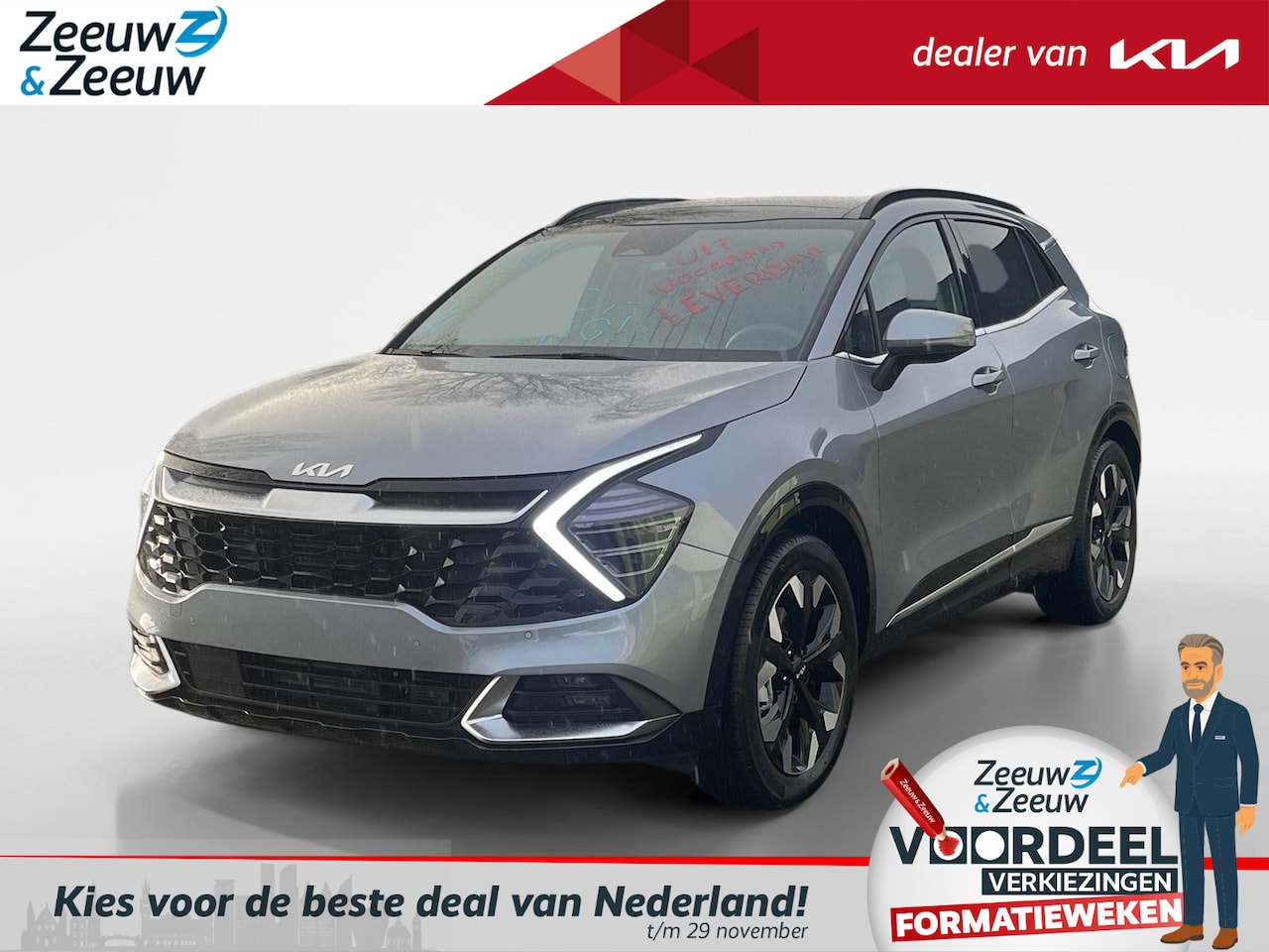 Kia Sportage - 1.6 T-GDi Plug-in Hybrid AWD DynamicPlusLine | Navi | Clima | Camera | Stoelverwaming | Ap - AutoWereld.nl