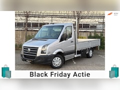 Volkswagen Crafter - 50 2.5 TDI NAP APK AIRCO 3 PERSOON 2007 LAGE KM PICK UP BAKWAGEN LANG MODEL OPEN LAADBAK