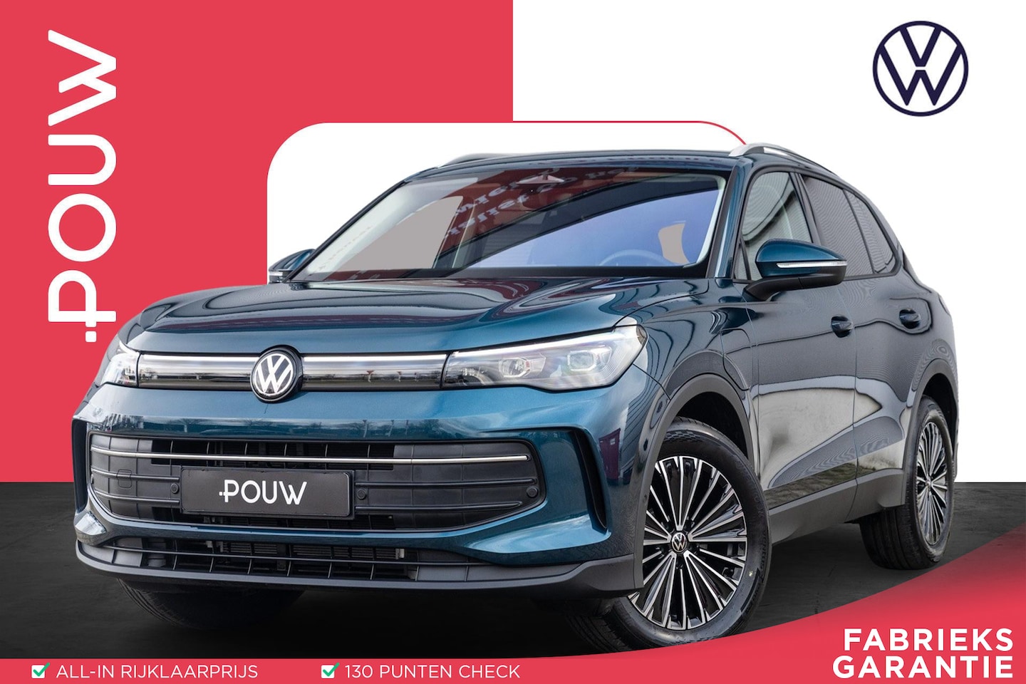 Volkswagen Tiguan - 1.5 eHybrid 204pk Life Edition | Trekhaak | Navigatie | Camera - AutoWereld.nl