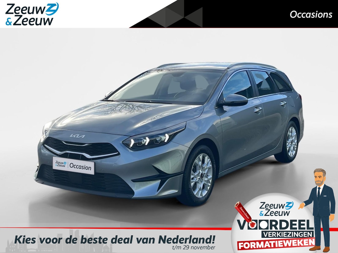 Kia Cee'd Sportswagon - Ceed 1.5 T-GDi DynamicLine | Navi | Clima | Camera | Cruise Control | Apple Carplay | Andr - AutoWereld.nl
