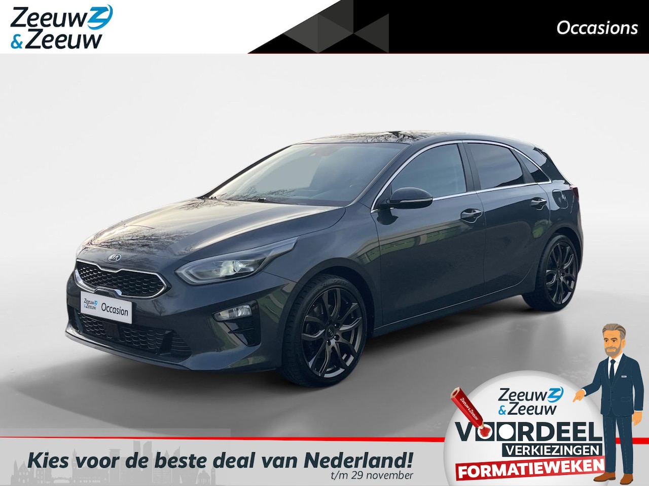 Kia Cee'd - Ceed 1.4 T-GDi ExecutiveLine | Trekhaak | Navi | Clima | Camera | JBL | Cruise Control - AutoWereld.nl