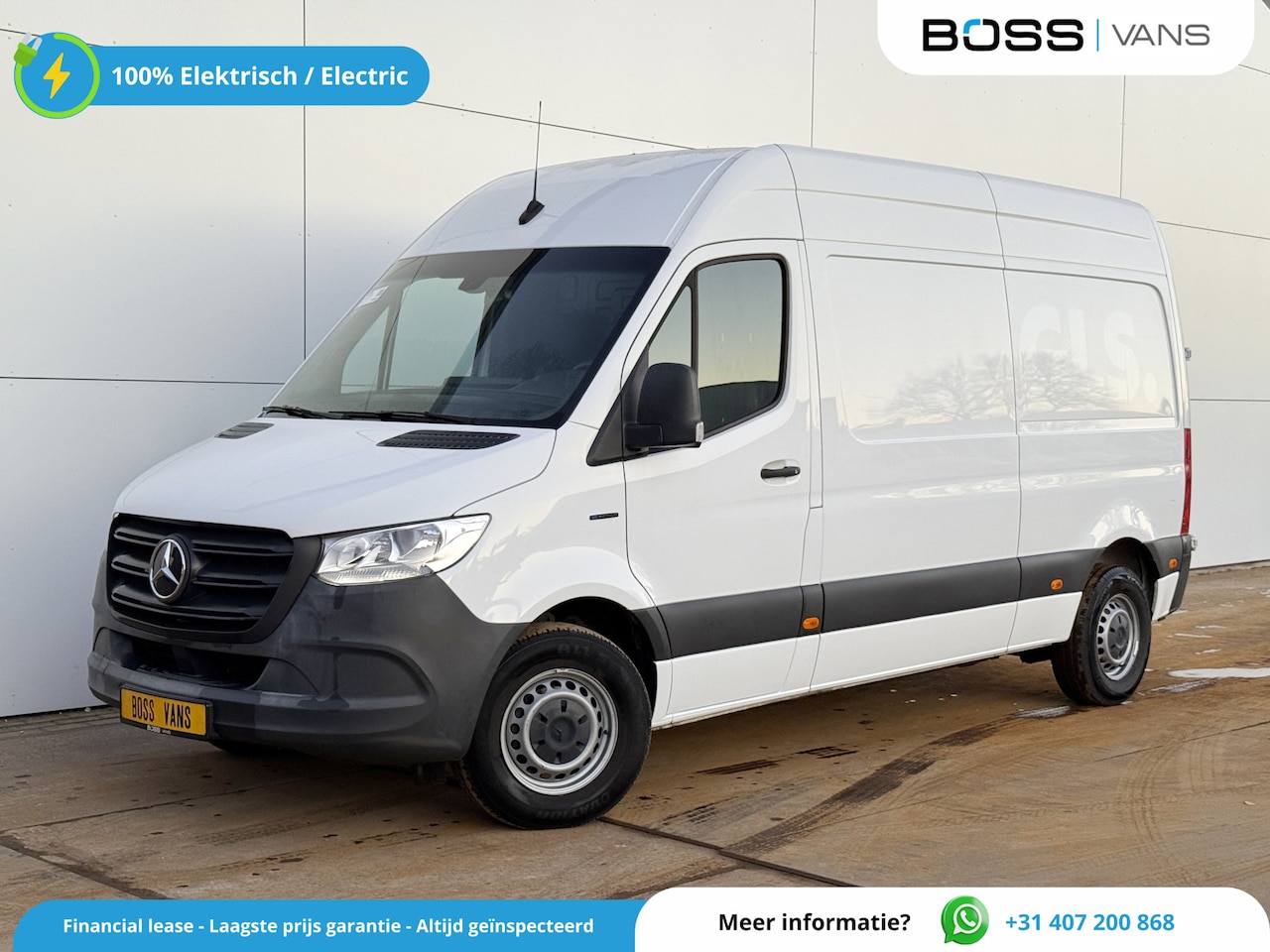 Mercedes-Benz eSprinter - eSprinter L2H2 55 kWh ALL-IN PRIJS L2H2 55kWh 168km WLTP 80kw Snelladen Climate Control Ca - AutoWereld.nl