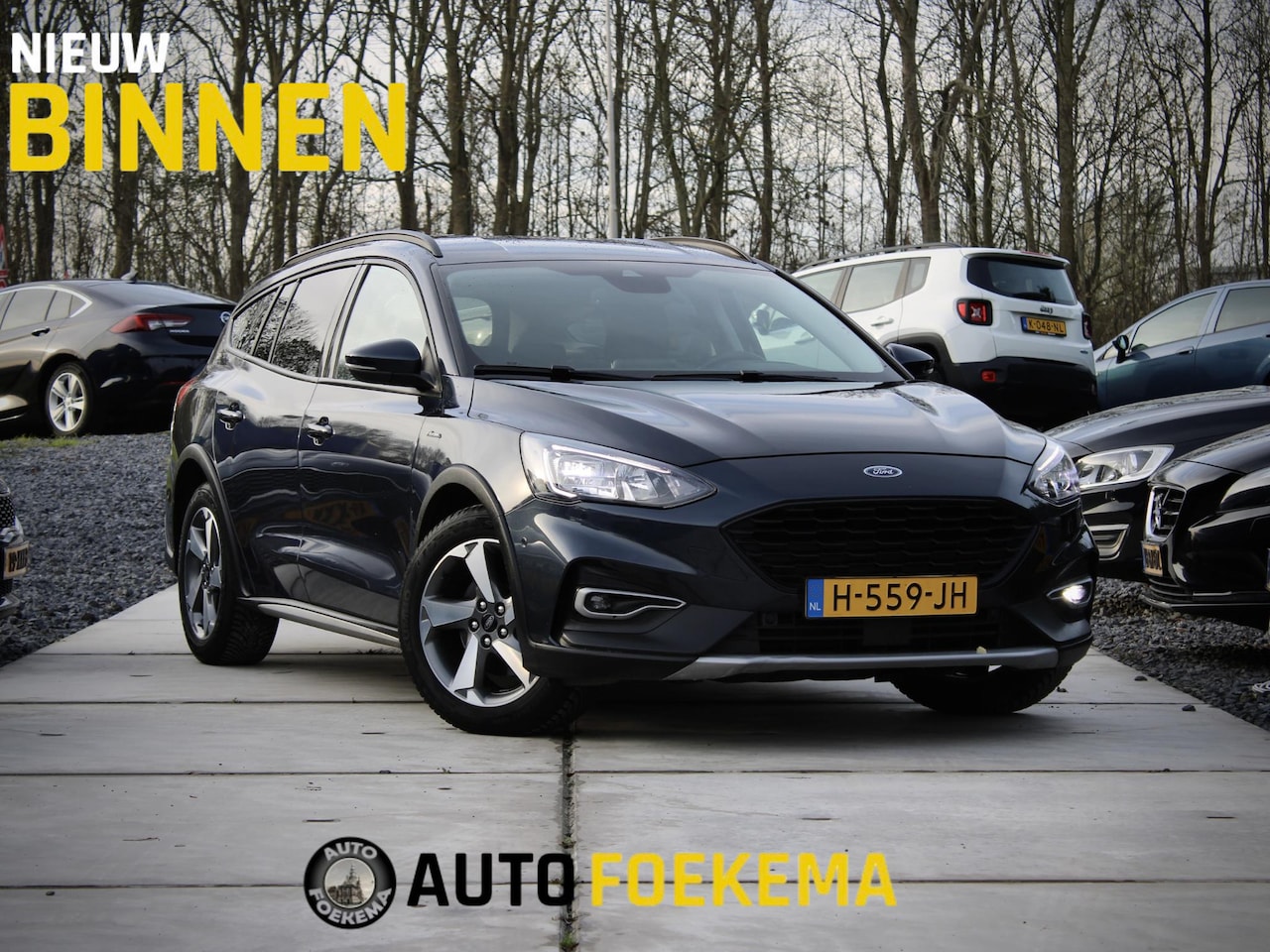 Ford Focus Wagon - 1.5 EcoBoost Active Business Stoel/ Stuurverwarming Trekhaak - AutoWereld.nl