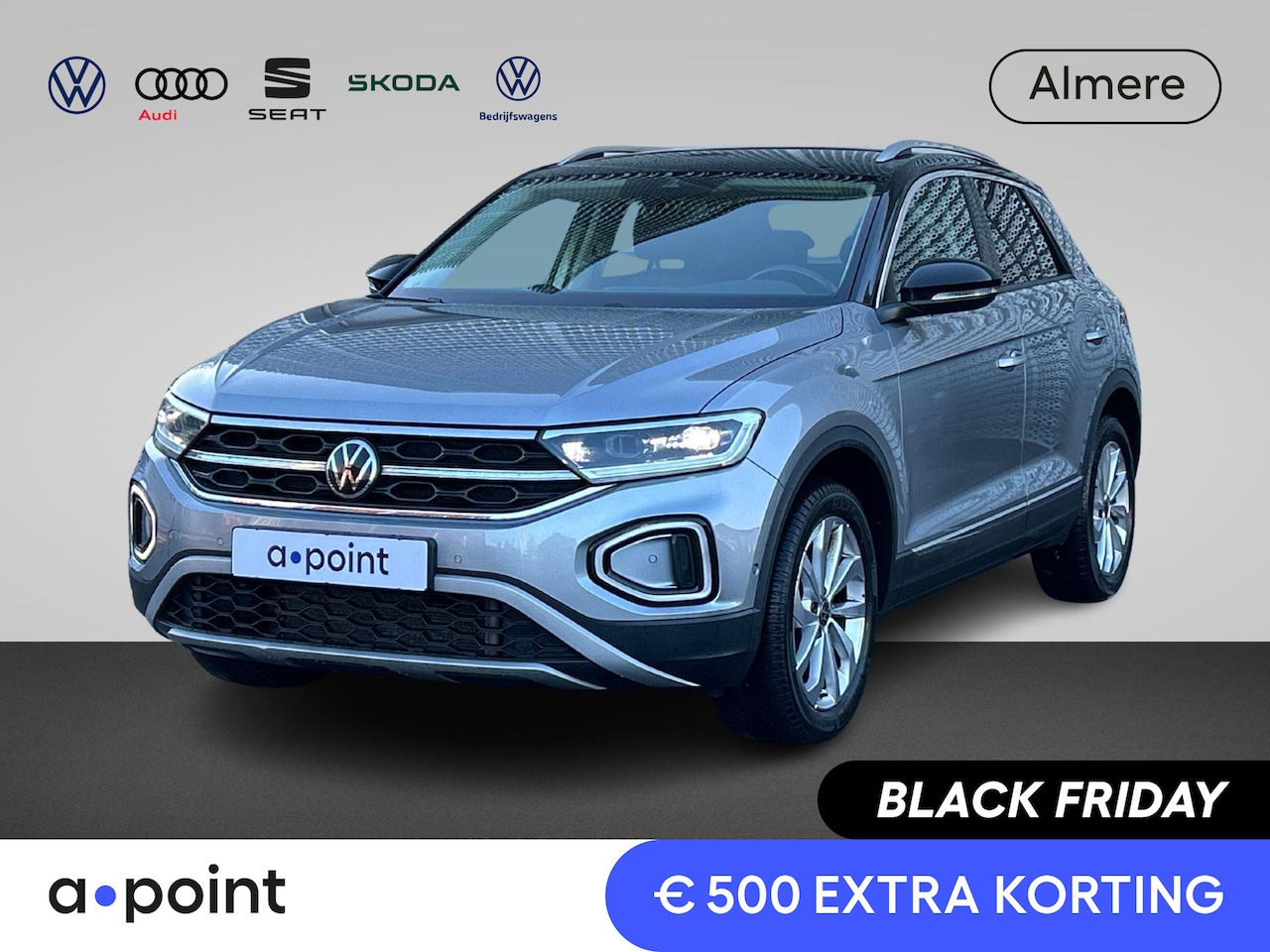 Volkswagen T-Roc - 1.0 TSI Life Business Navigatie | Parkeersensoren V+A | Climatronic | Apple Carplay of And - AutoWereld.nl