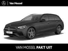 Mercedes-Benz C-klasse Estate - 200 AMG Line / 360Graden-Camera / Stoelverwarming / Night-Pakket / Memory-Stoelen / Panora